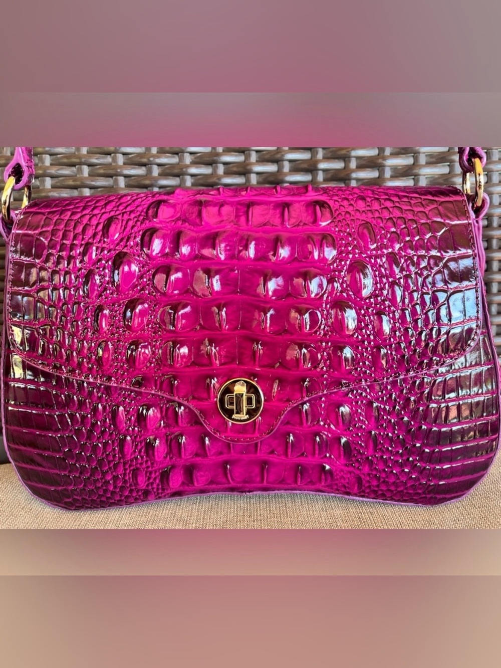 NWT Brahmin Nerida in SUGAR PLUM Shoulder Bag